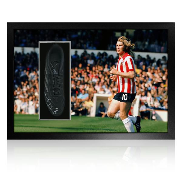 Tony Currie Signed Sheffield United Boot Iconic Frame #1