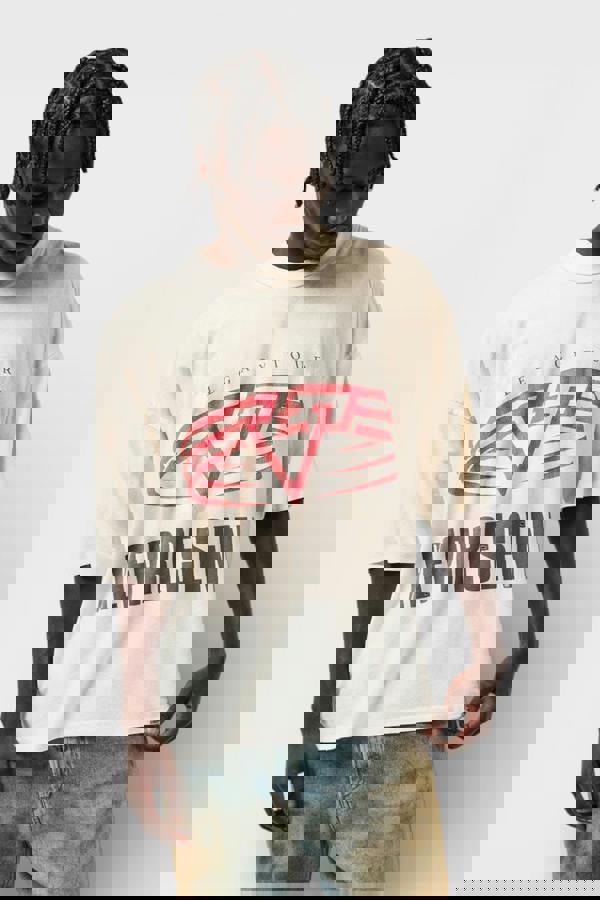 Represent Reversible  Men's Rep Living Legacy Oversized T-Shirt Washed Ecru