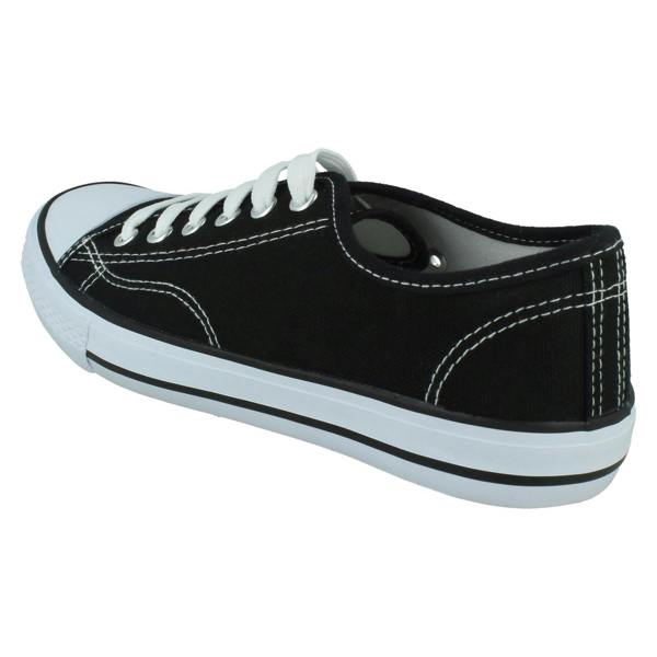 Spot On Ladies Spot On Casual Lace Up Trainers F80543