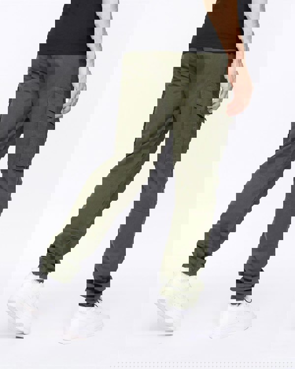 Crosshatch Sidemoore Cargo Pants Olive
