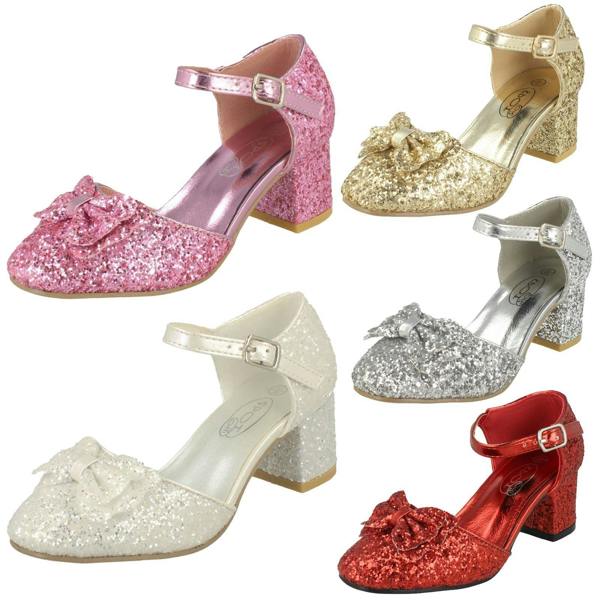 Spot On Girls Spot On Glitter Party Shoes H3081