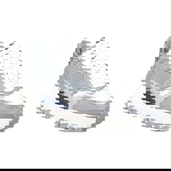 Lavair Mens Pacific 2.0 Leather Trainers - White/Grey