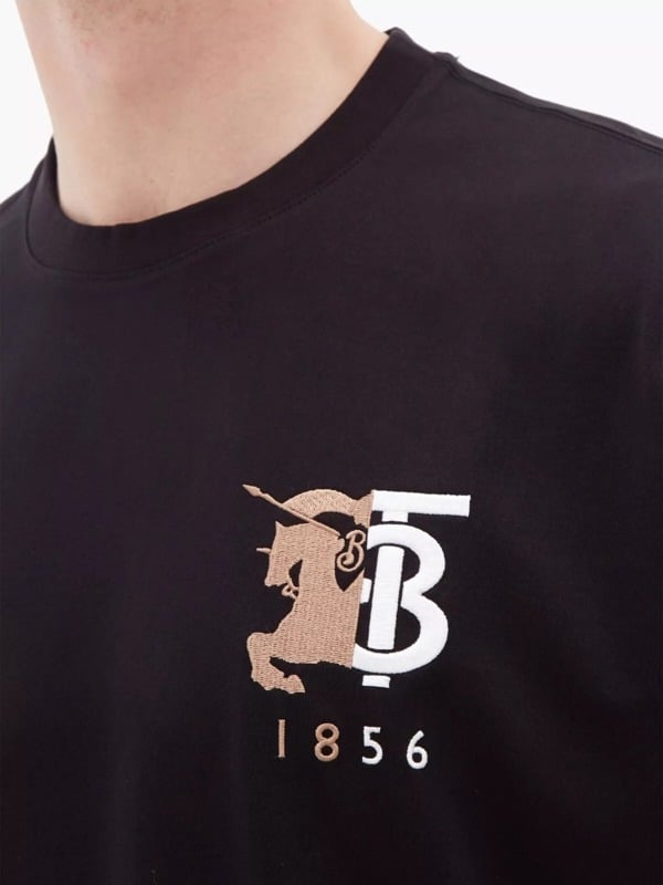 Burberry 1856 Logo T-Shirt - Black