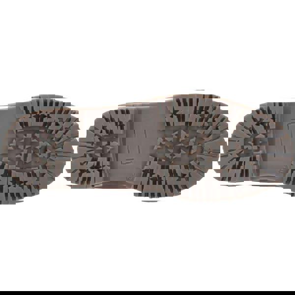 Cotswold Stroud Mens Leather Ankle Smart Country Lace Up Boots, view of the rugged sole with deep treads for outdoor traction.