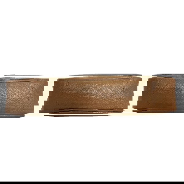 Assots London 'Harriet' Tan Pebble Grain Real Leather Slouchy Hobo Bag