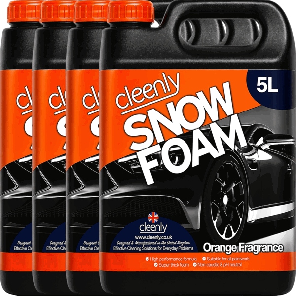 Cleenly Orange Snow Foam - High Performance Formula with Super Thick Foam 15L