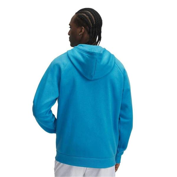 Under Armour Mens Rival Fleece Full Zip Hoodie - Blue - 