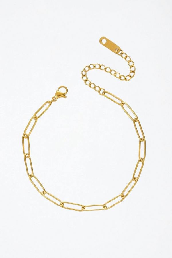 Gold Plated Link Bracelet