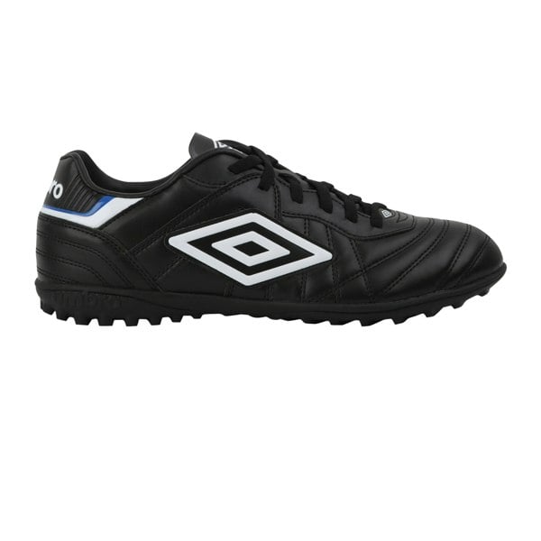 Umbro Mens Speciali Eternal Club Tf Leather Football Boots - Black/White/Royal Blue