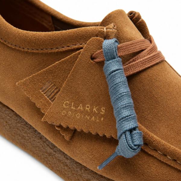 Clarks Originals Wallabee Shoes Cola Suede