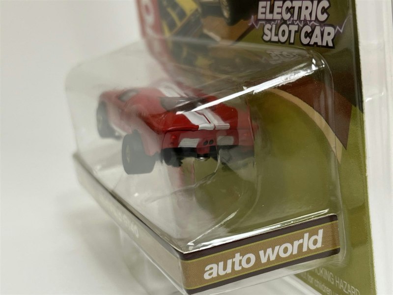 Auto World Slot Cars 1966 Ford GT40 Red Thunderjet Ultra G HO Slot Car SC379-4