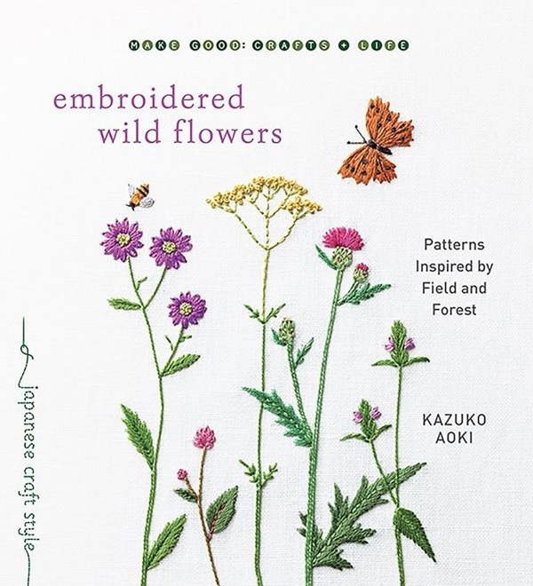 Embroidered Wild Flowers