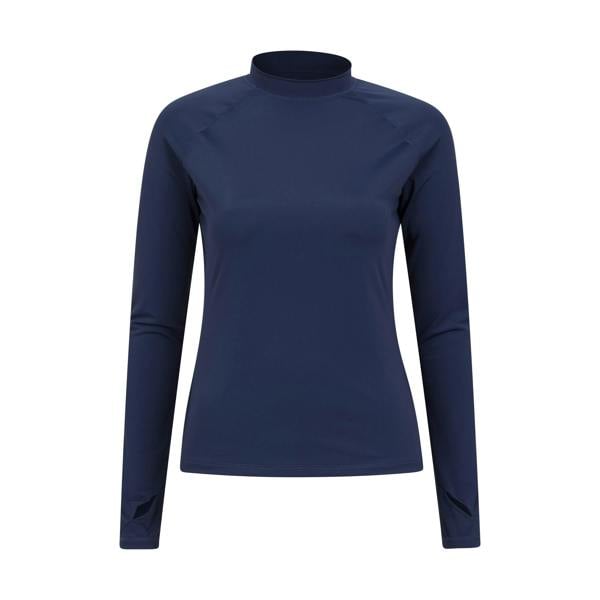 Mountain Warehouse Womens/Ladies Long-Sleeved Rash Guard - Dark Blue - 