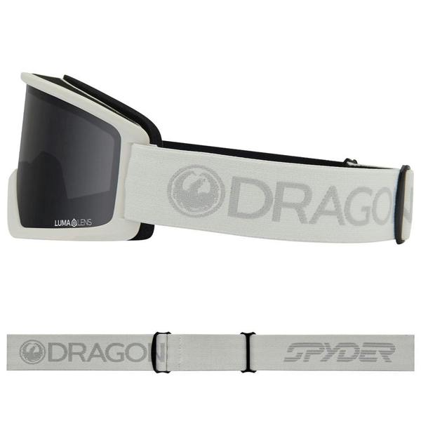 Dragon DX3 OTG - SPYDER White with Lumalens Dark Smoke Lens