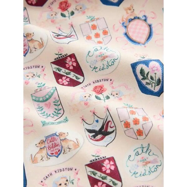 Cath Kidston Womens Crest Long Pyjama Set - White