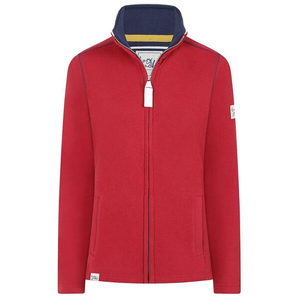 Lazy Jacks LJ33 - Ladies Full Zip Sweatshirt - Red