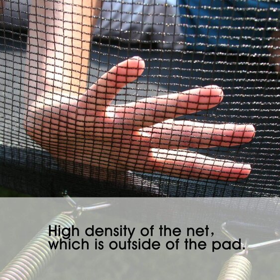 12ft Kids Trampoline with safety enclosure