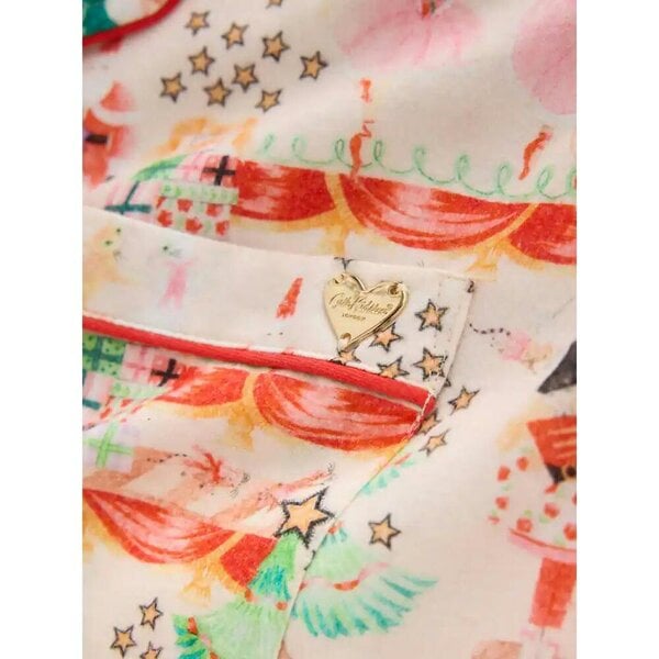 Cath Kidston Womens Nutcracker Christmas Long Pyjama Set - Cream