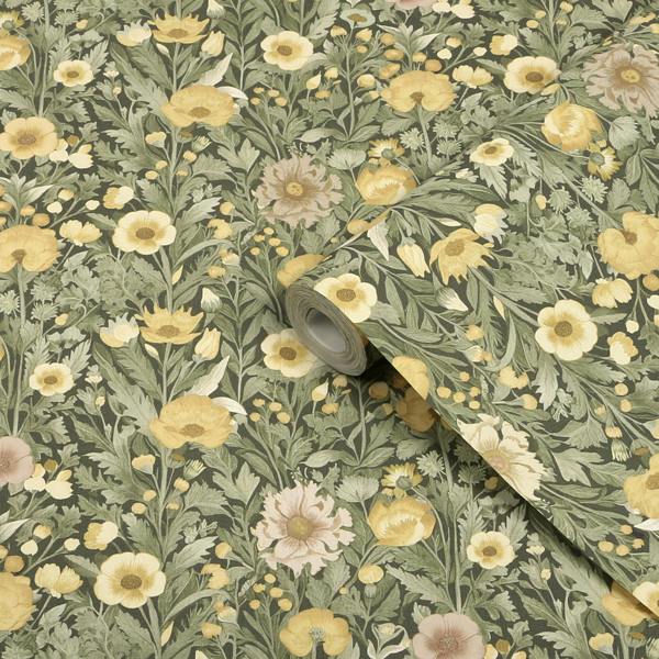 Superfresco Easy Paloma Forest Green Wallpaper