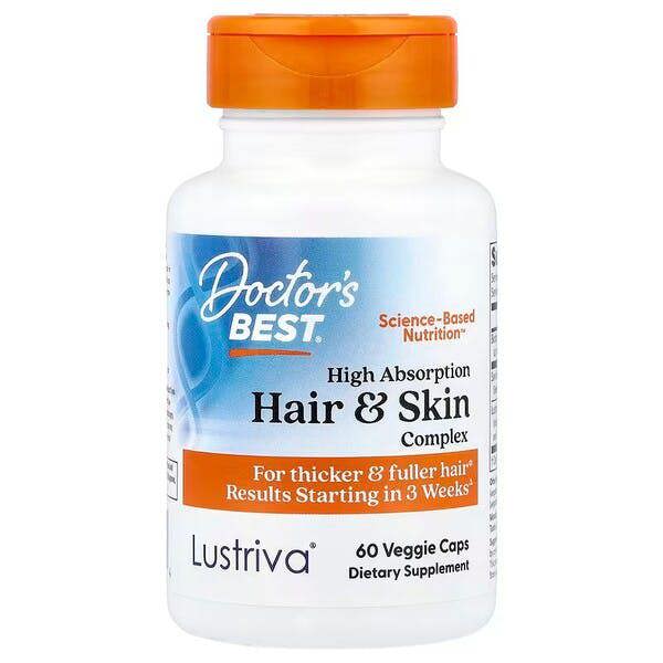 Doctor's Best High Absorption Hair & Skin Complex - 60 vaps