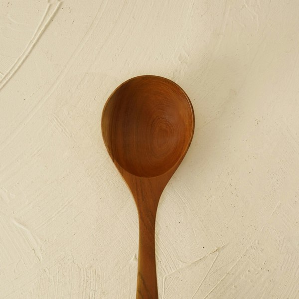 Mahogany rosewood teak wooden ladle set sustainable kitchen utensil