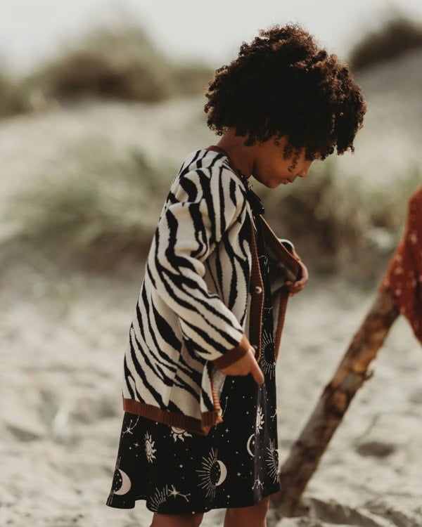Multicolour Zebra Print Cardigan - image 3