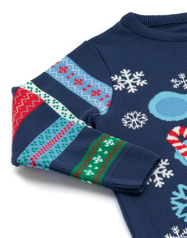 Blue's Clues & You! Boys Blue Blue Christmas Jumper