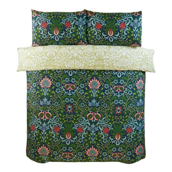 Heritage Flora Navy Duvet Cover Set
