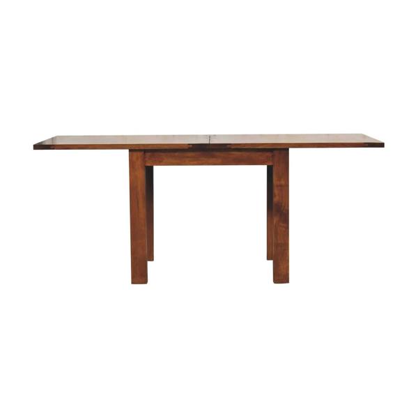 Artisan Furniture Solid Wood Chestnut Butterfly Dining Table