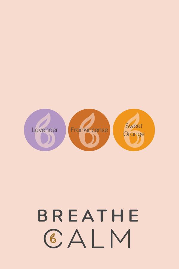 B Calm Aroma Diffuser with Essential Oil Steps - Stress Relief, Energy Boost, Sleep & Hormone Balance