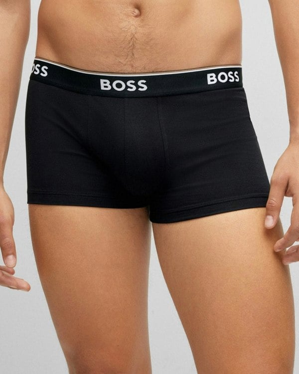 BOSS Orange 3 Pack Mens Power Trunks NOS - Black 001