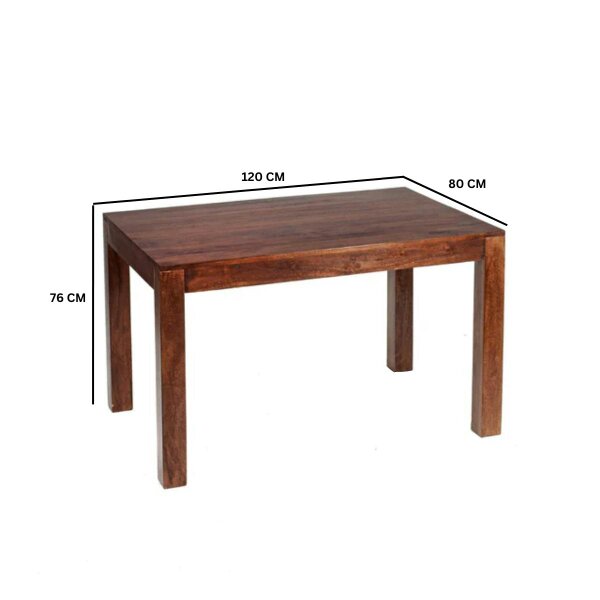 Wyld Haus Phuket 180cm Dark Mango Wood Large Dining Table