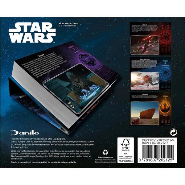 Disney Star Wars, Desk Calendar 2027, Desk Calendars, Day To View, Entertainment, Gift