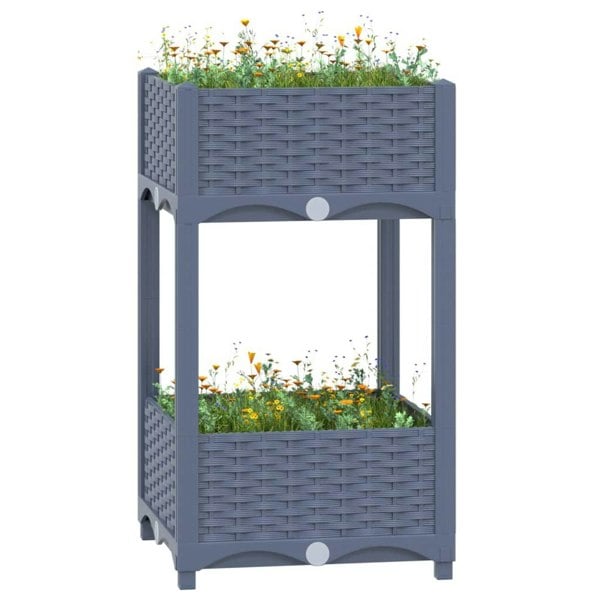 Berkfield Raised Bed 40x40x71 cm Polypropylene