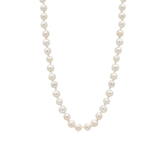 Spero London Small Natural Freshwater Real Pearl Strand Necklace