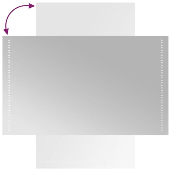 Berkfield LED Bathroom Mirror 60x100 cm