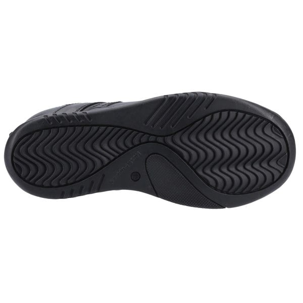 Hush Puppies Harvey Senior Leather Boys's Black Lace-Up Shoes