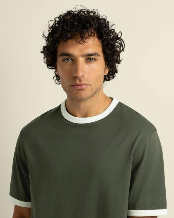 Larsson & Co Erikson - Contrast Trim T-Shirt