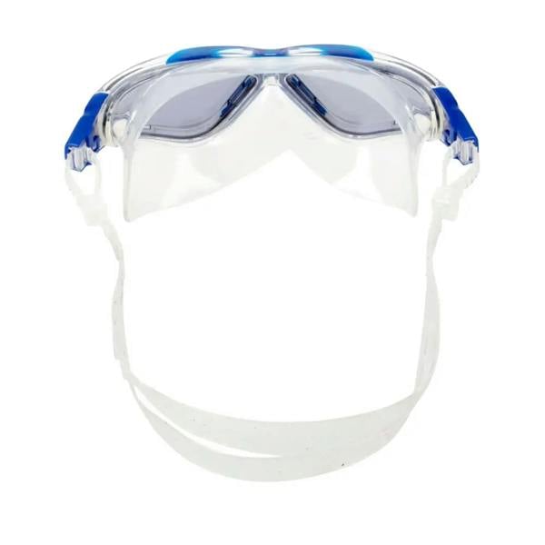 Aquafeel Endurance Pro III swim goggles in blue and clear with adjustable strap
