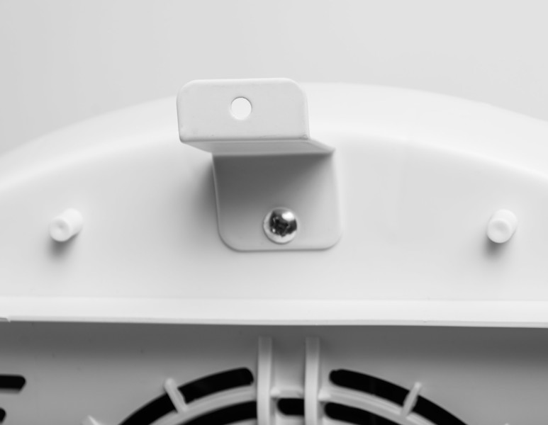 MYLEK Electric Fan Heater - Wall Mounted Downflow Blower Suitable For Bathrooms, 6 Digital Timer Programmes
