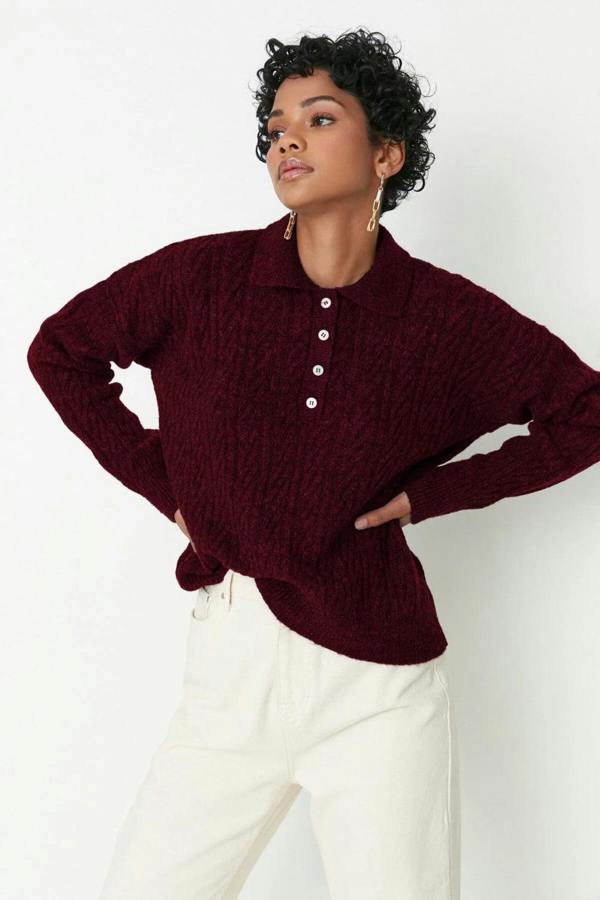 Hoxton Gal Oversized Soft-Textured Knit Sweater