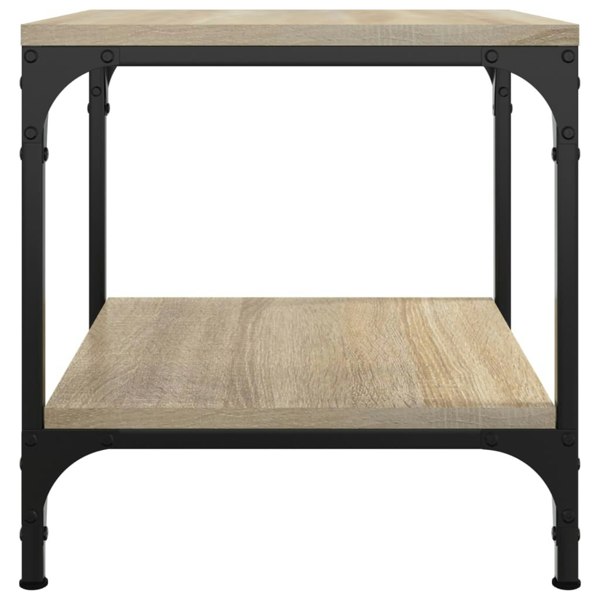 Berkfield Side Tables 2 pcs Sonoma Oak 40x40x40 cm Engineered Wood