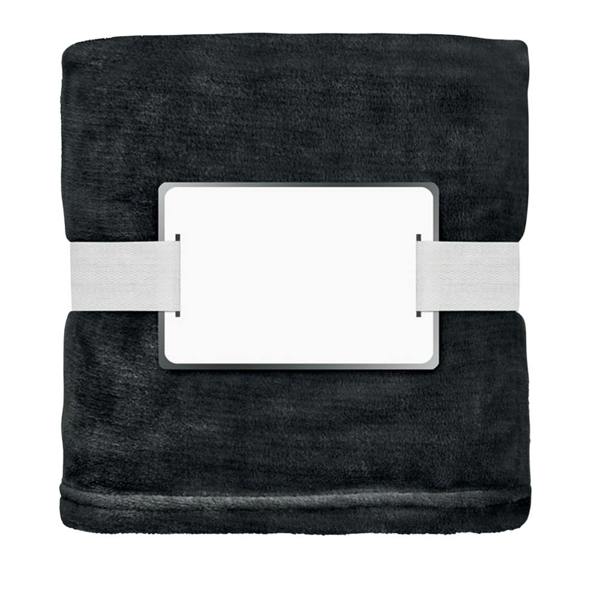 MidOcean Logan RPET Fleece Blanket - Black - 