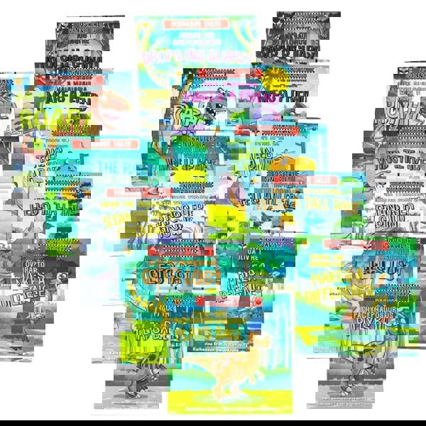 Dinosaur Tales 10 Picture Book Set – Fun, Educational, Colorful Kids’ Stories: Alfie, Olivia, Timmy & More (Age 3-5)