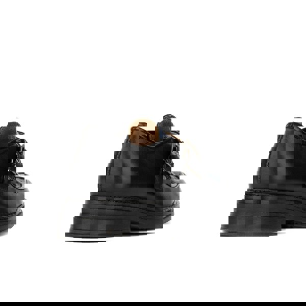 Embassy London Strapp - Black & Blue Snake - Women’s leather loafer with buckle