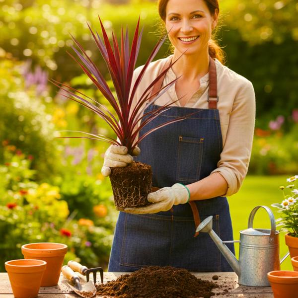 Cordyline Red Star Architectural Evergreen Garden Shrub 2Ltr Pot The Rose Press Garden