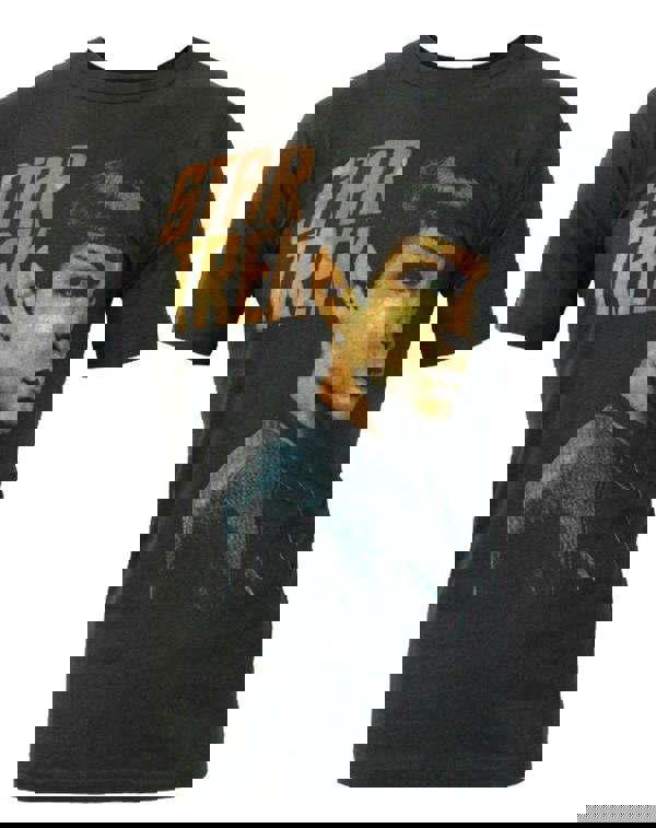 Junk Food Clothing Mens Black Star Trek Short Sleeved T-Shirt