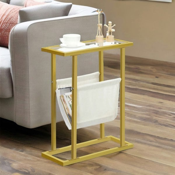 Rafaelo Mobilia Gold Side Table