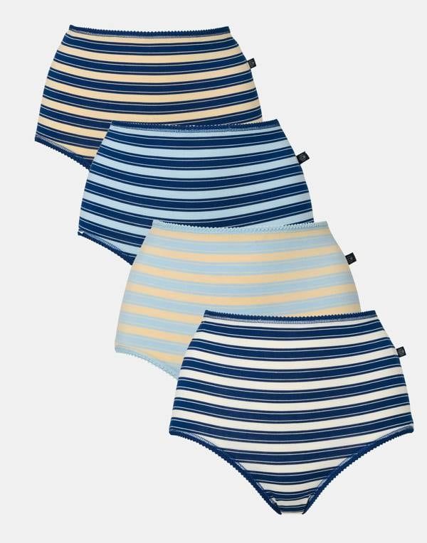 British Boxers Multipack 4 Pairs of Women's Bamboo Full Briefs – On The Pier