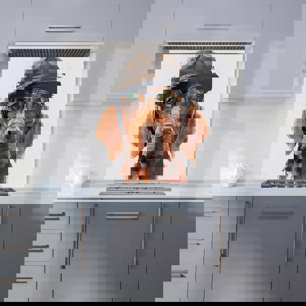 Warren Reed - Designer Hungarian Vizsla Dog Splashart Kitchen Splashback